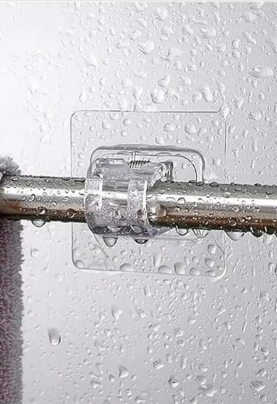 WallMate Adjustable No-Drill Rod Holder