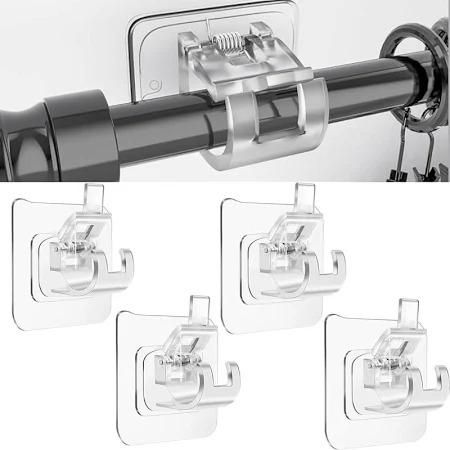WallMate Adjustable No-Drill Rod Holder